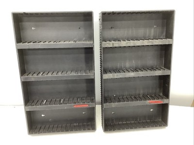 Lot of 2 Laserline AC60 Plastic 60 Cassette Storage Mountable Racks