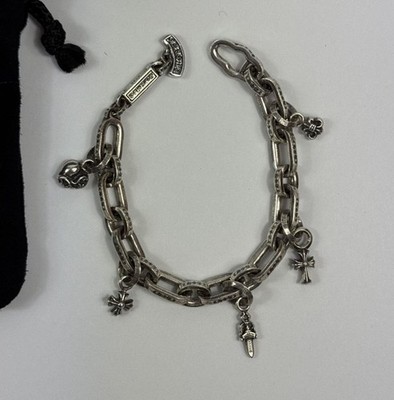 Chrome Hearts - Sterling Silver Charm Bracelet *RARE* | eBay