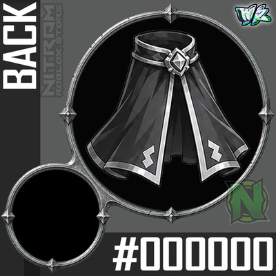 World Zero WZ - COSMETICS - #000000 (PITCH BLACK) - BACK