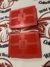 Lot of 2 OEM Nintendo Switch Game Cartridge Case Holder - Holds 4 Games Each