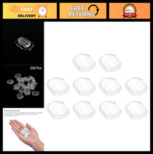 Silicone Clip-On Earring Backs - 120pcs Comfort Cushions, Clear 15x12mm Pads