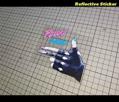 JINX Arcane League of Legends Sticker pow! pow! JDM Car / Computer Reflective