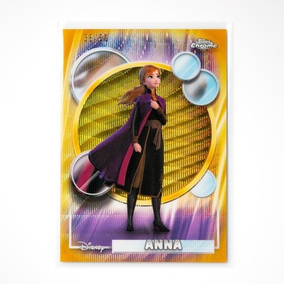 ANNA #169 Frozen 2026 Topps Chrome Disney Gold Wave Refractor 38/50