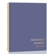 2026-2027 Monthly Planner - 2 Year Monthly Planner 2026-2027 Hard Cardboard Cov