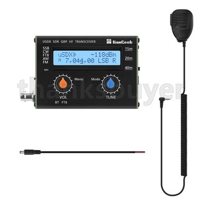 HAMGEEK USDX-CW 5W usDX SDR QRP Transceiver QCX-SSB to SSB 15m/20m/40m 3-Band