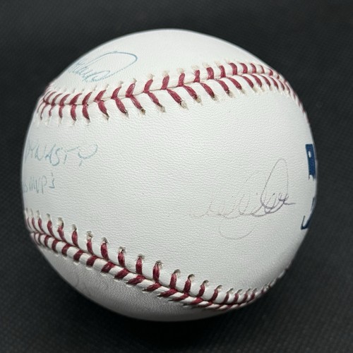Derek Jeter Mariano Rivera Yankees WS MVPs Signed Baseball Steiner MLB Auth COA