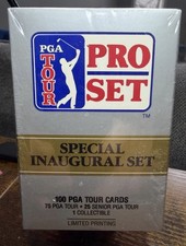 Pro Set 1990 Special Inaugural Set Limited Printing Sealed Box 100 Golf Cards
