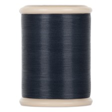 500 Yd YLI Hand Quilting Thread 100 Egyptian Cotton Dark Blue Spool