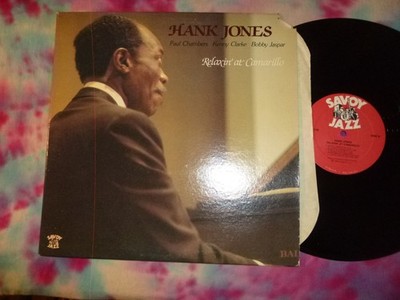 HANK JONES Relaxin' At Camarillo LP 1984 Re-Press Of Savoy  MG 12087 From 1956