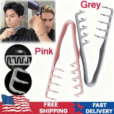 USA Wide Tooth Hair Comb Wide Tooth Comb For Curly Hair Roots Volumizing 