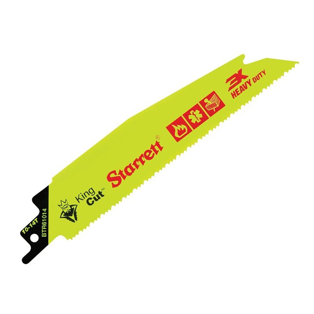 Starrett Btr61014-5 Bi-Metal King Cut Demolition Blade 152Mm 10-14 Tpi (Pack 5) - Image 2