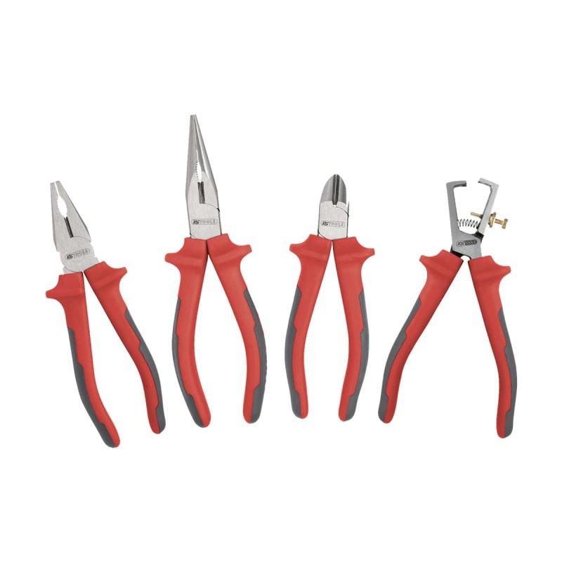 Jeu de pinces KS TOOLS Ultimate en acier forgé finition chrome satiné