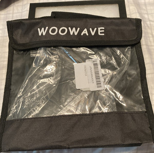 Woowave Black Surfboard Fin with Carry Bag / Carry Pouch