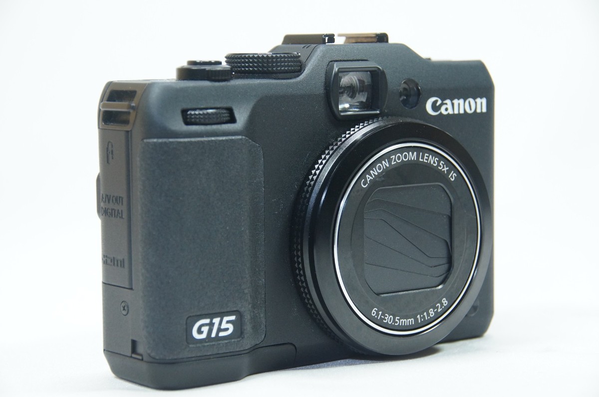 Canon PowerShot G15 12.1MP Digital Camera - Black for sale online