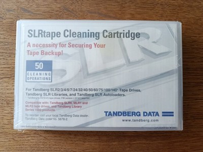 Tandberg Data SLR Tape Cleaning Cartridge - PN: 5678-2 - Neu & OVP
