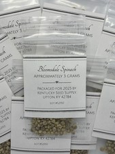 Bloomsdale Spinach Seeds-3 Grams
