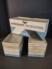 3 Airequipt Magazines w/ 99 Slides From 1965 Florida Beaches Ringling Lake Cabin