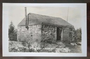 RPPC - Tip Top House, Mt Ascutney, VT - 1904-20s, Rough Edges