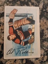 1953 Parkhurst Al Rollins Hockey Card # 82  CHICAGO
