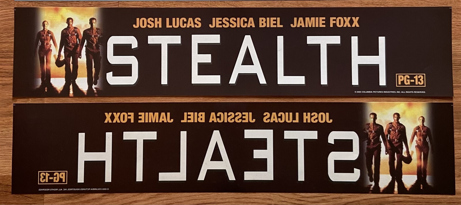 📽 Stealth (2005) - Jamie Foxx - Double-Sided - Movie Theater Mylar
