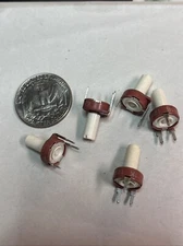 Lot 5 Vintage Piher 1K 129 Rotary Trimmer Potentiometer 3-Prong @CPUCY