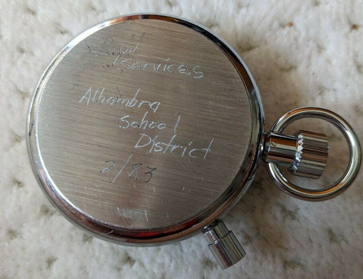 Vintage 1978 HEUER TRACKMATE Ref. 592 mechanical stopwatch, Swiss