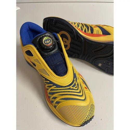 NUOVO GUCCI ULTRAPACE R 'GIALLO' taglia 43,5 UK 9,5 US 10 #624482 2FS10 8762 - Foto 5 di 19