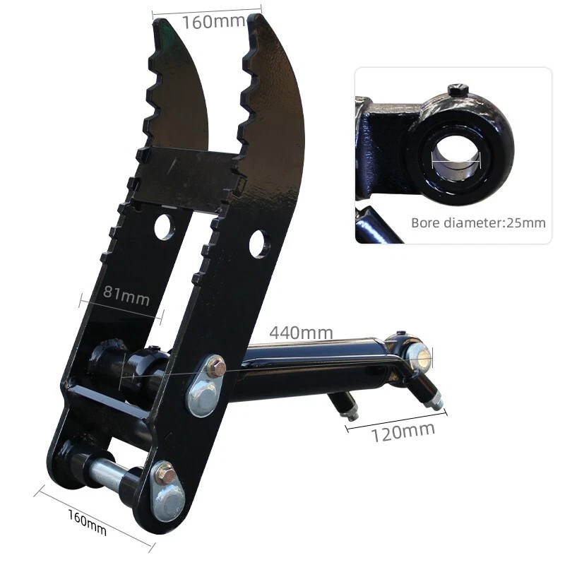 Se adapta a mini excavadoras kit de accesorios de excavadora pequeña abrazadera hidráulica de clip para pulgar Foto 4 de 4