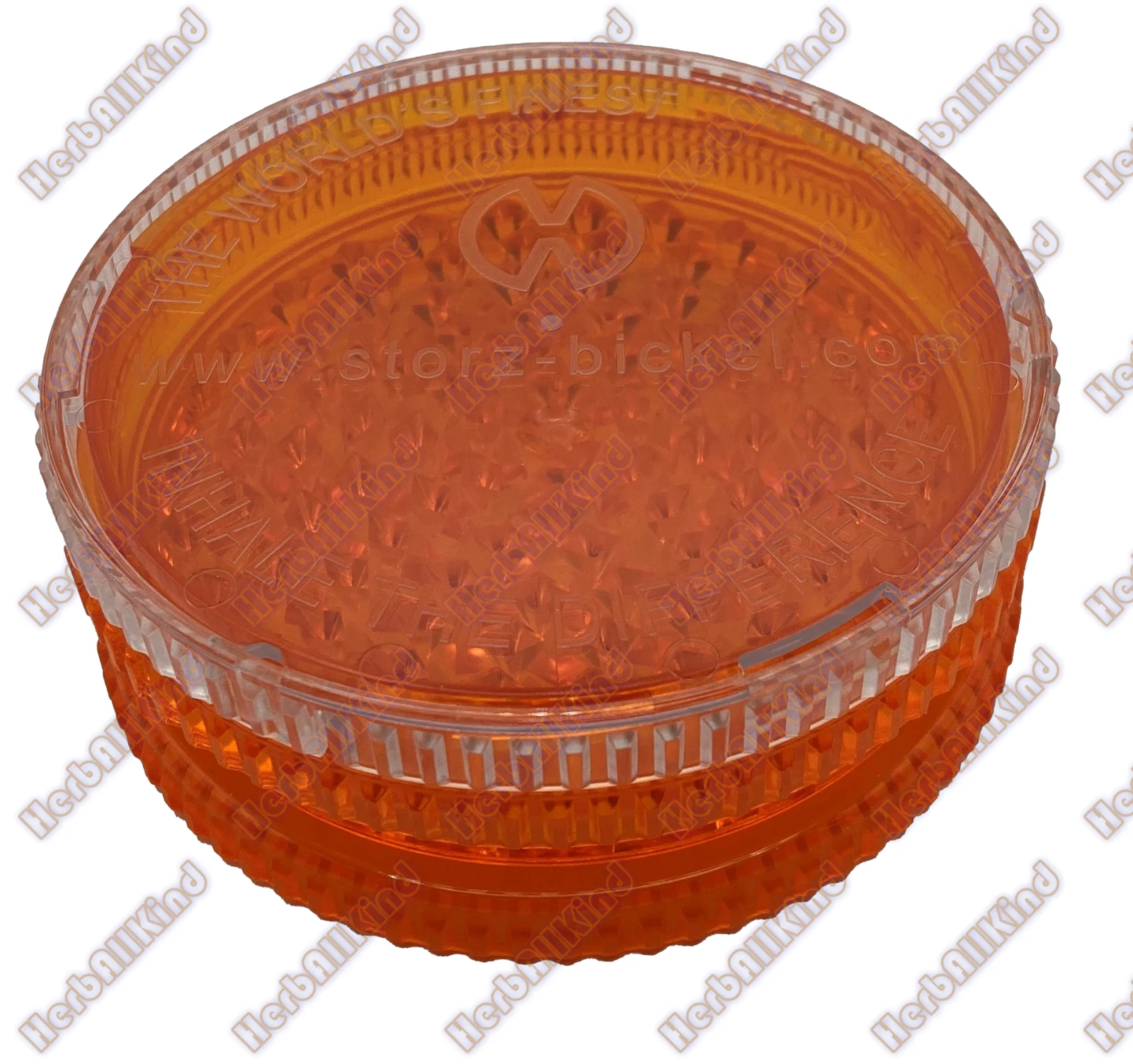 Storz & Bickel XL Herb Mill Grinder Large Orange Acrylic Ø 90mm / 3.5"