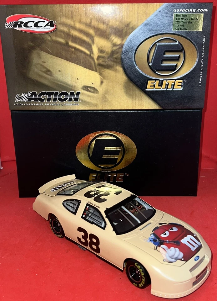 Action Elite 2005 Elliot Sadler #38 1/24 M&M prueba Ford Taurus 1 de 408 nuevo # 257 Foto 2 de 4