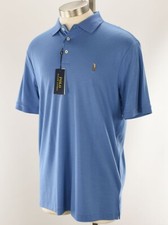POLO RALPH LAUREN Blue Classic Fit Cotton Short Sleeve Polo Shirt SMALL NWT
