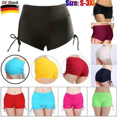 DHL Damen Sexy Bade-Boardshorts Strand-Bikini-Hose Kurze Bademode Surf-Outfits