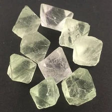 Rough Octahedron Fluorite Double PYRAMID Quartz Chakra Crystal Healing