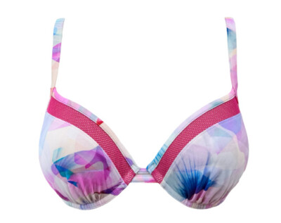 Triumph Swim Push-up Bikini Oberteil Abstract Water WHU 38C 40B 42C NEU