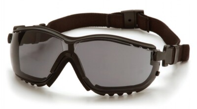 Pyramex 6 Pair GB1820ST Safety Glasses Goggles Black Gray H2X Anti-Fog Lens