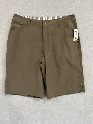 Men's Alpine Design Classic Fit Shorts Size 36 Green NWT