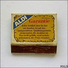 Aldi Garantie Altlander Johannisbeer Konfiture Matchbox Label (MXL9)