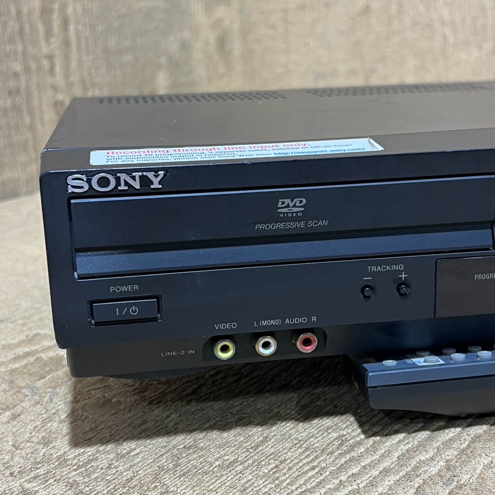 Sony SLVD380P DVD/VCR Combo Recorder Player w/ Remote and AV Cable eBay