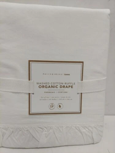 Pottery Barn Ruffled Window Curtains & Drapes