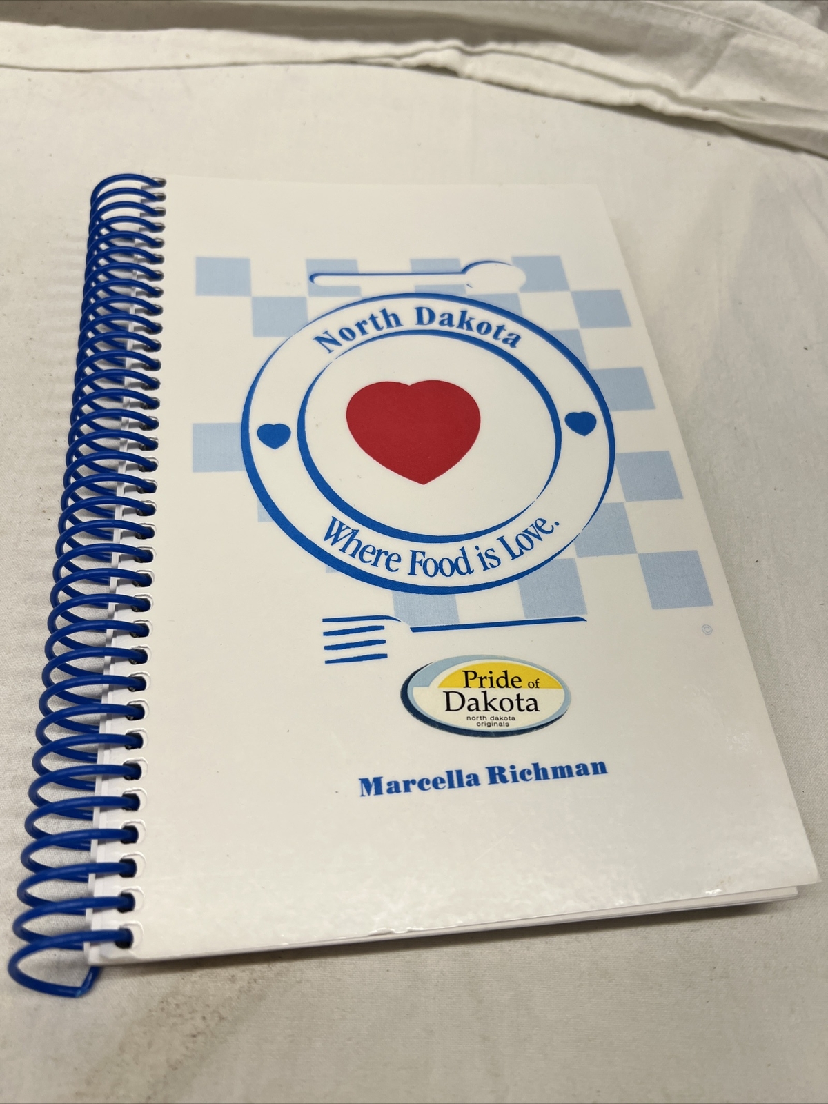 Vintage Spiral Cookbook North Dakota Recipes by Marcella Richman Food Is Love  
