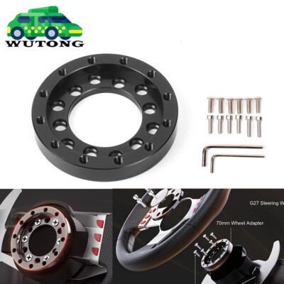 13/14inch Racing Steering Wheel Adapter Plate 70mm For Logitech G25 G27 G920