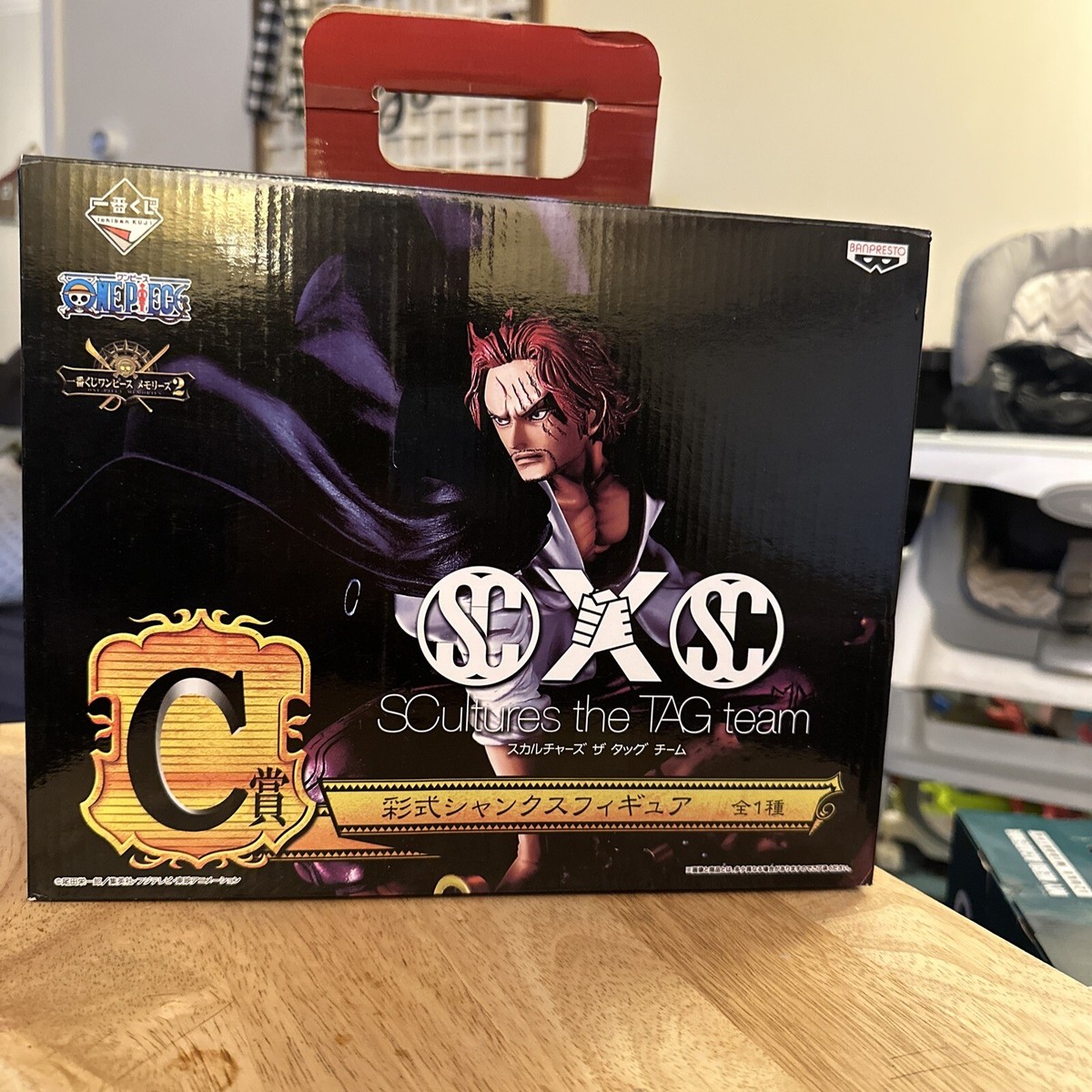 One Piece Shanks SCultures the TAG team Figure Ichiban kuji Prize
