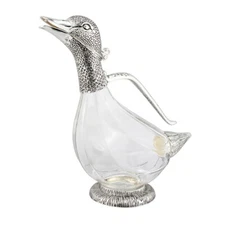 Whitehill Barware Duck Glass Wine Decanter WP1726