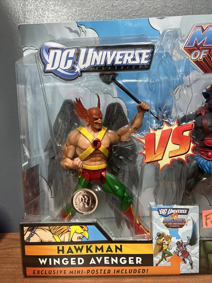 DC Universe Classics Masters of the Universe MOFU Hawkman vs Stratos Novo Na Caixa - Imagem 2 de 4