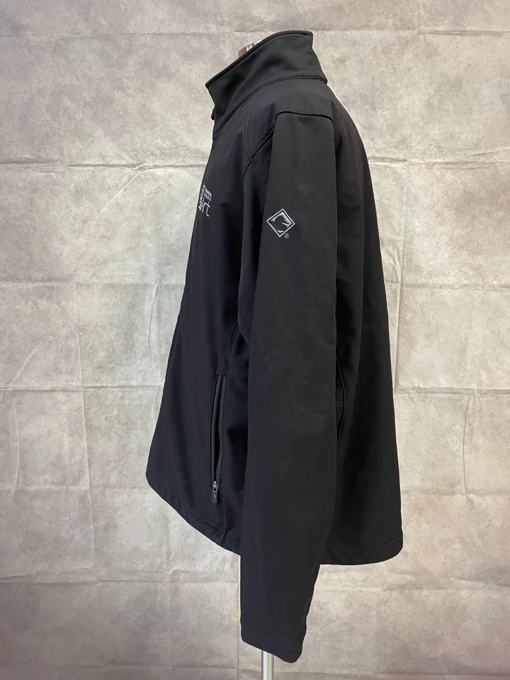 Dri Duck "Museum of Art" Men's Black Zipper Front Active Jacket Size 2XL - Image 2 of 4