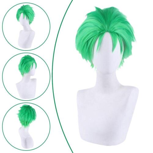 Cool Cosplay Wig for Zoro Synthetic Cosplay Green Wig✨ FR - Picture 1 of 6