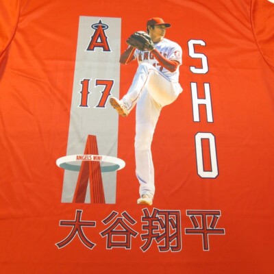NEW LOS ANGELES ANGELS MLB BASEBALL #17 Shohei Ohtani JERSEY T SHIRT XL  GUNGHO
