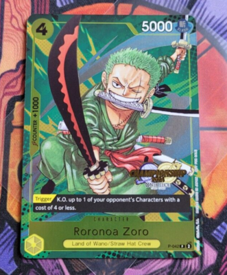 Roronoa Zoro CS 2024 Event Pack P-042 PR One Piece Tournament