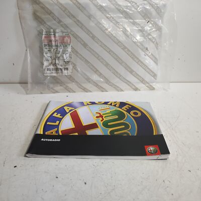ALFA ROMEO BRERA CAR RADIO SUPPLEMENT BOOKLET - ORIGINAL SPIDER 60431528