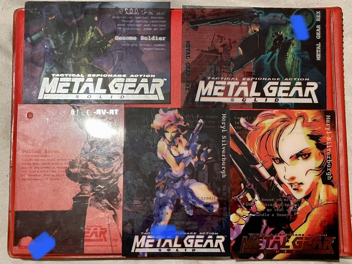 Metal Gear Solid Trading Cards Rex #64 1998. MISALIGNMENT ERROR +9